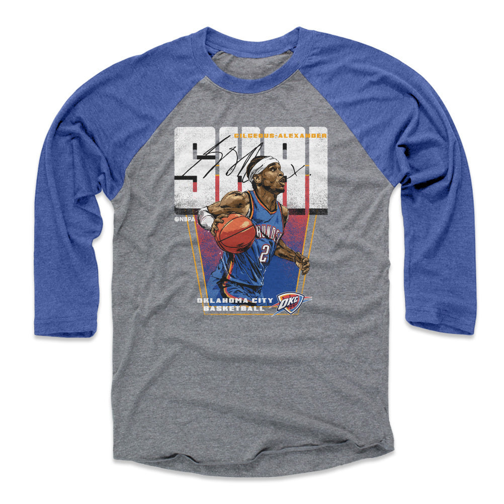 Shai Gilgeous-Alexander Men&#39;s Baseball T-Shirt | 500 LEVEL