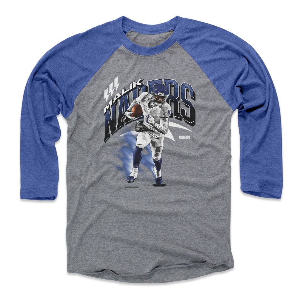 Malik Nabers Men&#39;s Baseball T-Shirt | 500 LEVEL