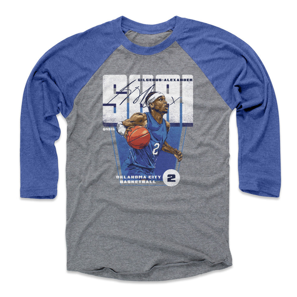 Shai Gilgeous-Alexander Men&#39;s Baseball T-Shirt | 500 LEVEL