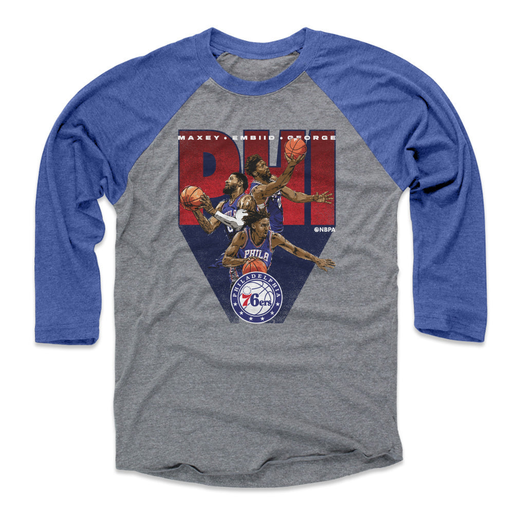 Joel Embiid Men&#39;s Baseball T-Shirt | 500 LEVEL