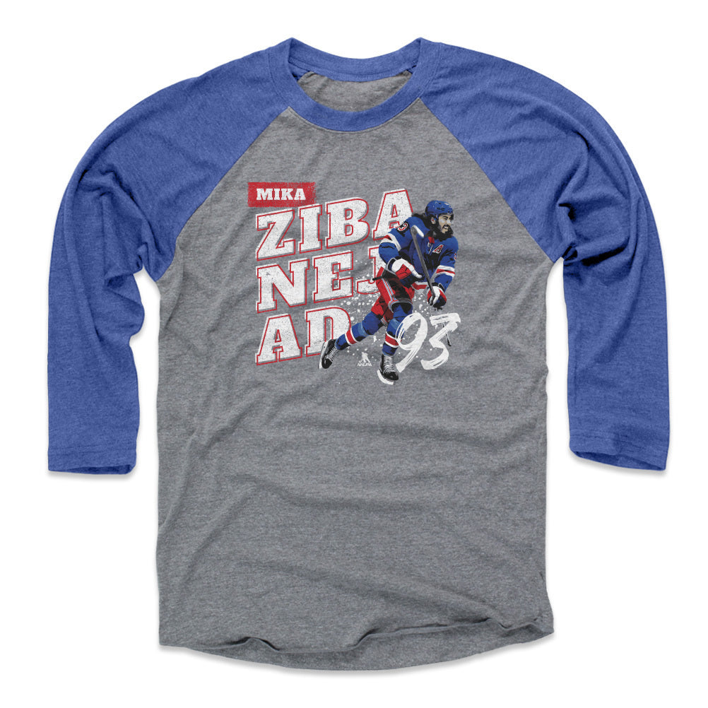 Mika Zibanejad Men&#39;s Baseball T-Shirt | 500 LEVEL