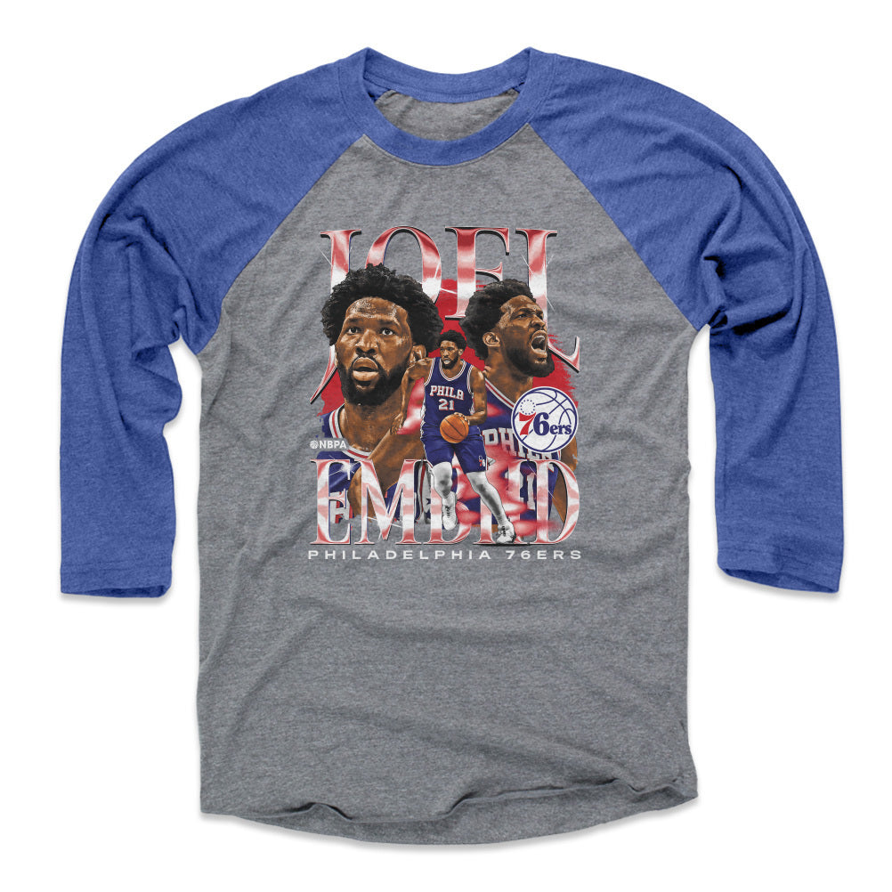 Joel Embiid Men&#39;s Baseball T-Shirt | 500 LEVEL