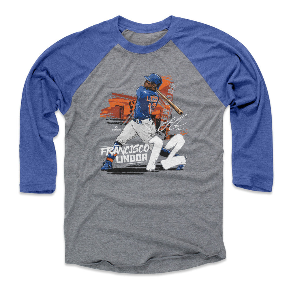 Francisco Lindor Men&#39;s Baseball T-Shirt | 500 LEVEL