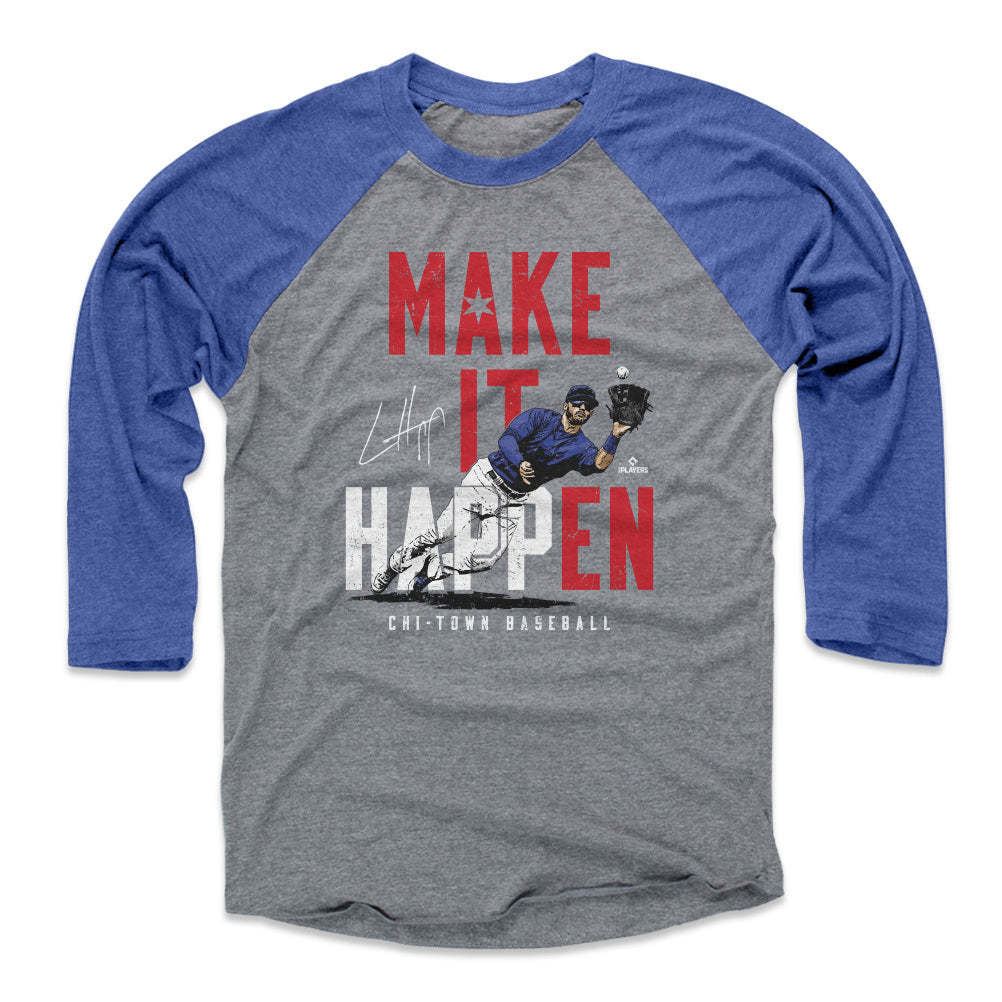 Ian Happ Men&#39;s Baseball T-Shirt | 500 LEVEL