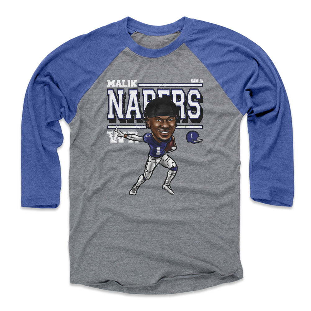 Malik Nabers Men&#39;s Baseball T-Shirt | 500 LEVEL