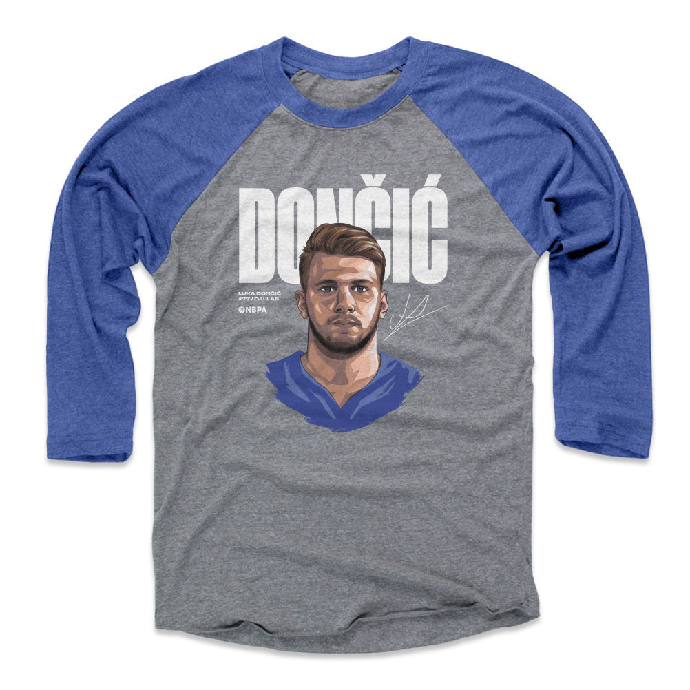 Luka Doncic Men&#39;s Baseball T-Shirt | 500 LEVEL