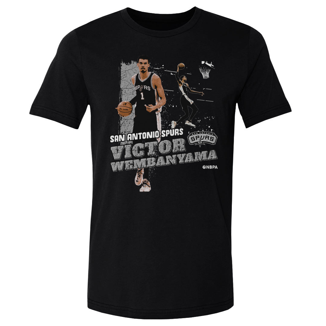 Victor Wembanyama Men&#39;s Cotton T-Shirt | 500 LEVEL