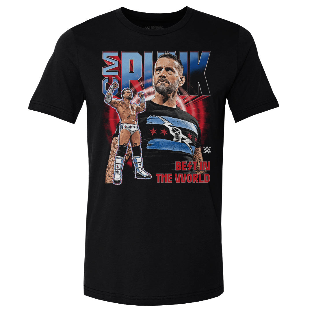 CM Punk Men&#39;s Cotton T-Shirt | 500 LEVEL