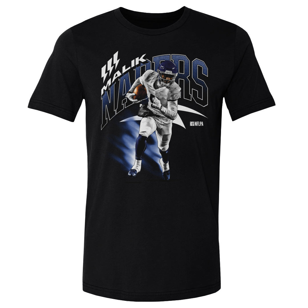 Malik Nabers Men&#39;s Cotton T-Shirt | 500 LEVEL