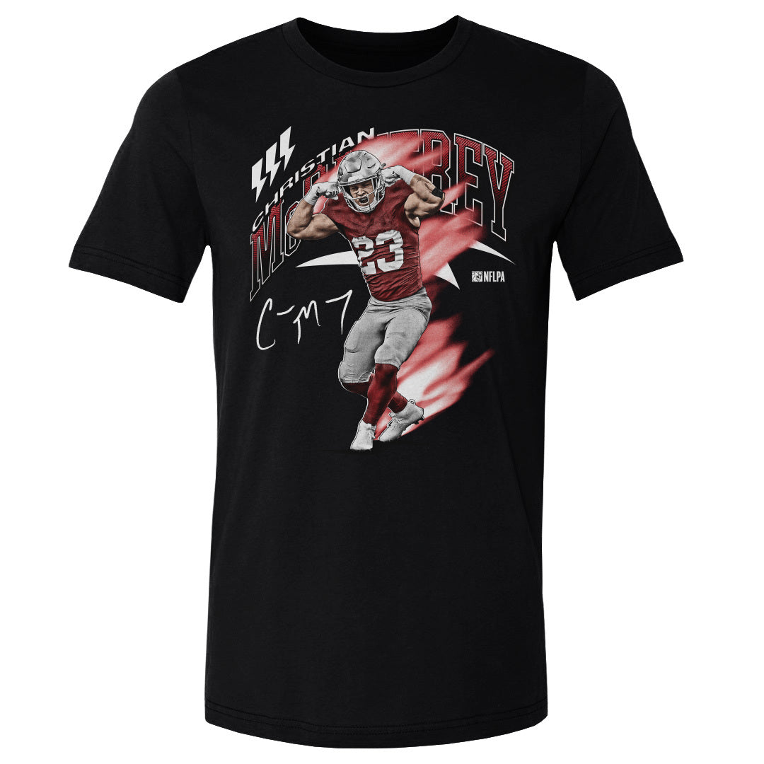 Christian McCaffrey Men&#39;s Cotton T-Shirt | 500 LEVEL