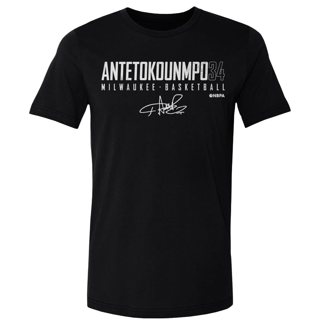 Giannis Antetokounmpo Men&#39;s Cotton T-Shirt | 500 LEVEL