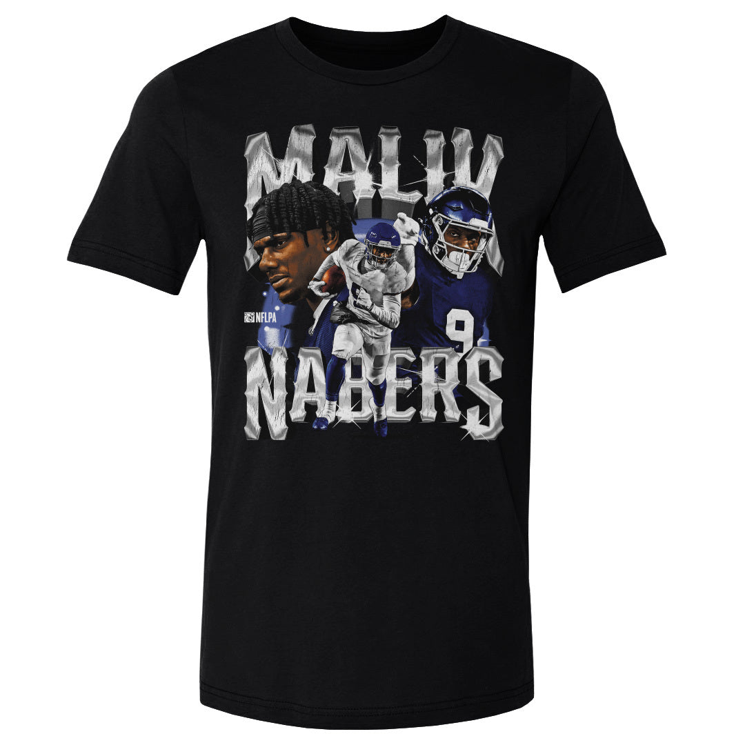 Malik Nabers Men&#39;s Cotton T-Shirt | 500 LEVEL