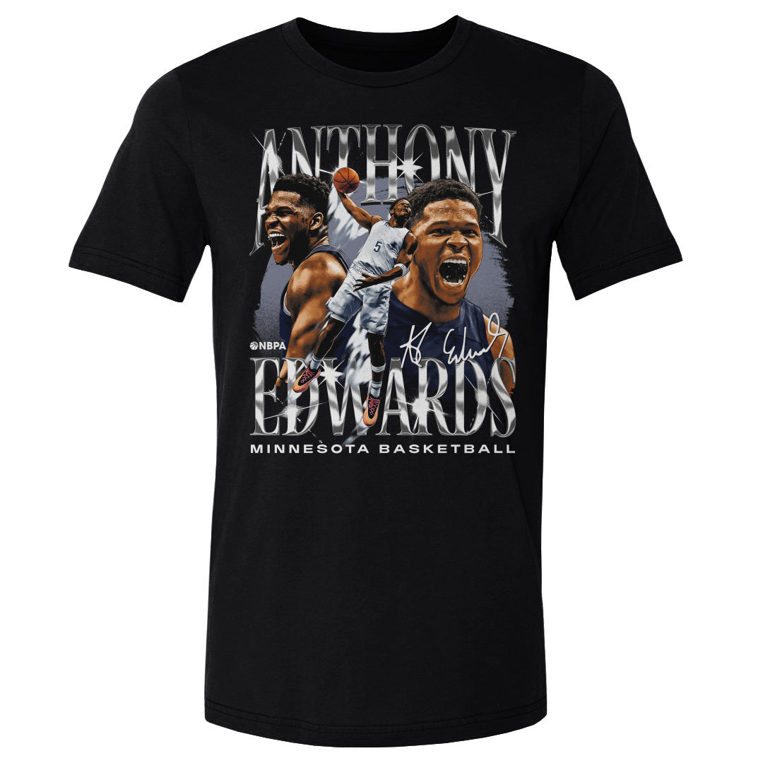 Anthony Edwards Men&#39;s Cotton T-Shirt | 500 LEVEL