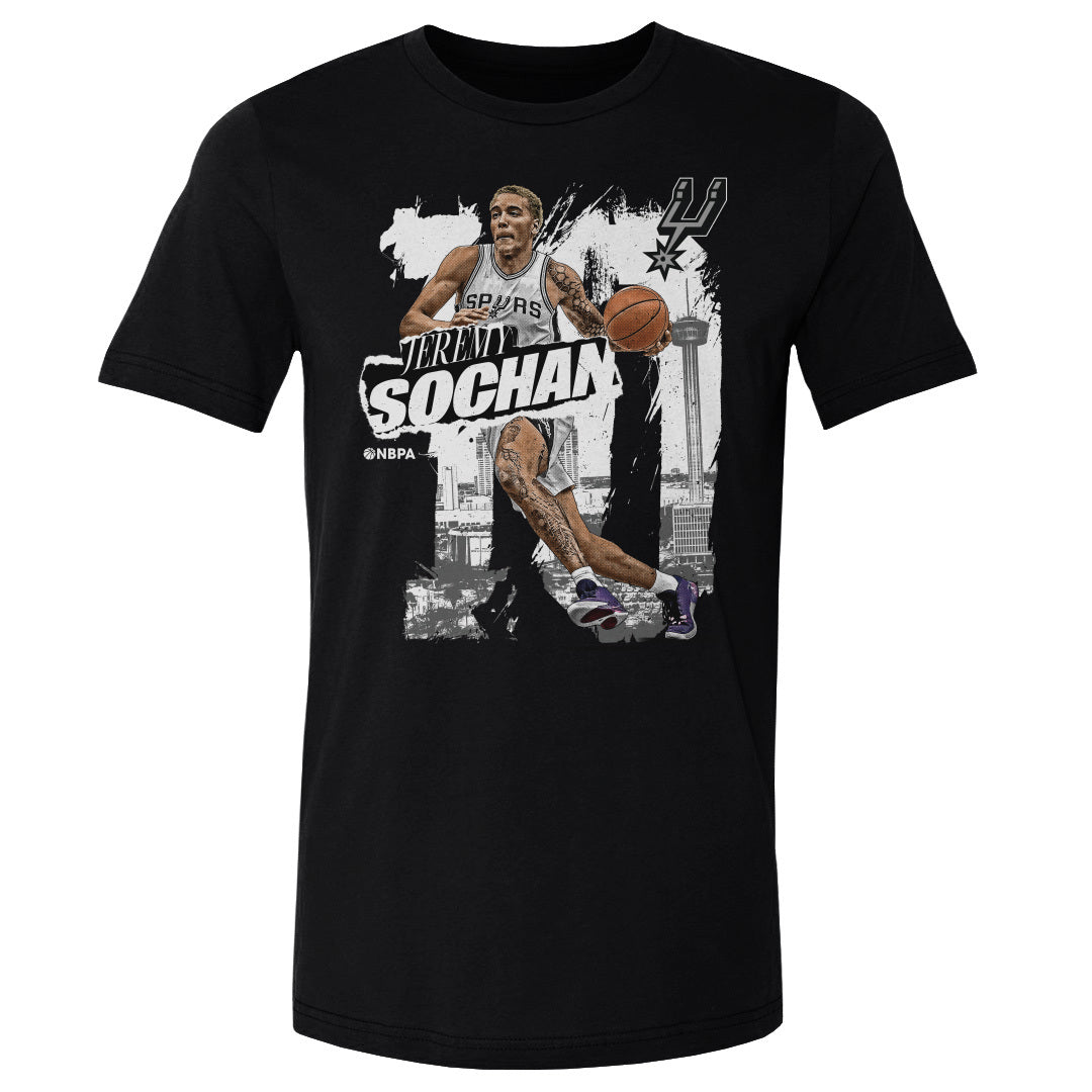 Jeremy Sochan Men&#39;s Cotton T-Shirt | 500 LEVEL