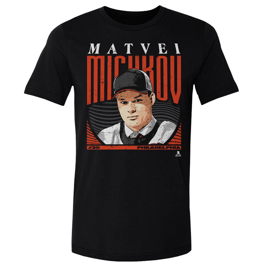 Matvei Michkov Men&#39;s Cotton T-Shirt | 500 LEVEL