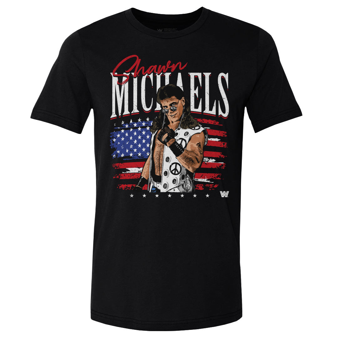 Shawn Michaels Men&#39;s Cotton T-Shirt | 500 LEVEL