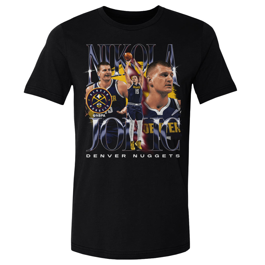 Nikola Jokic Men&#39;s Cotton T-Shirt | 500 LEVEL