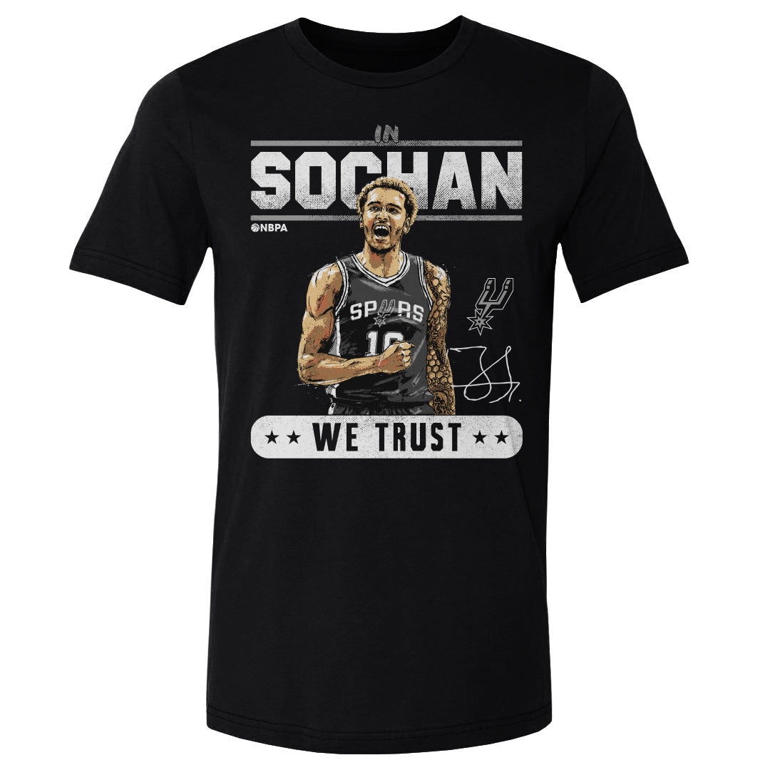 Jeremy Sochan Men&#39;s Cotton T-Shirt | 500 LEVEL