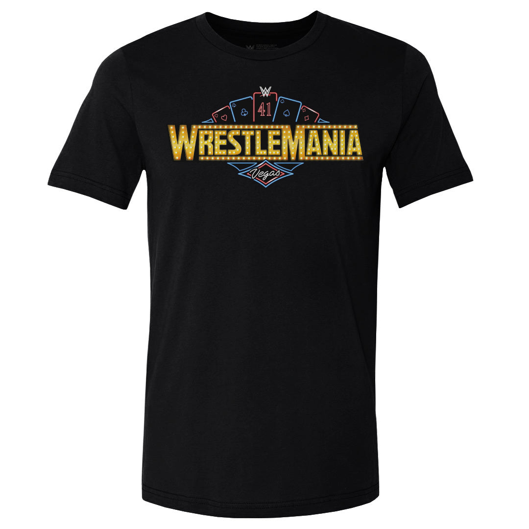 Wrestlemania Men&#39;s Cotton T-Shirt | 500 LEVEL