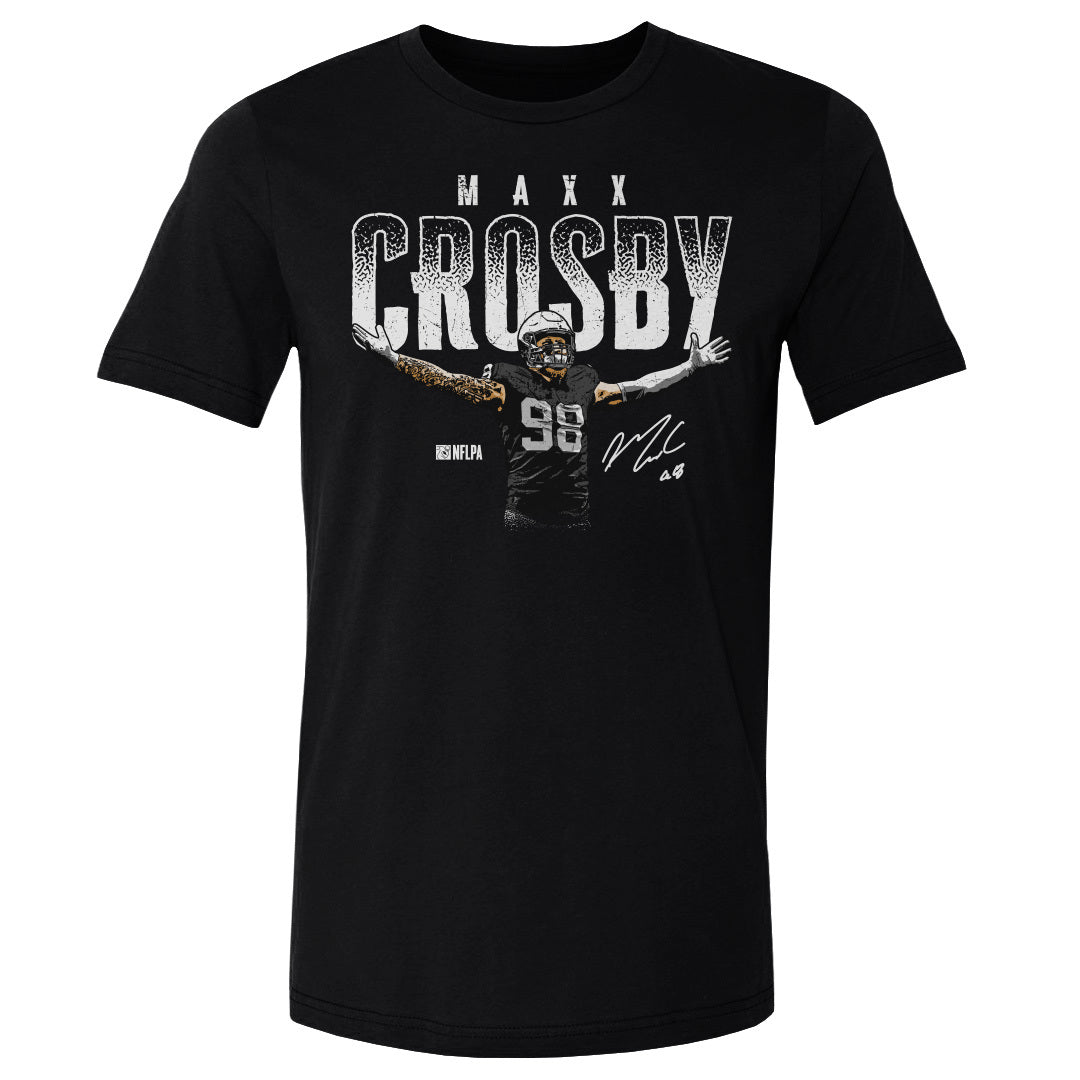 Maxx Crosby Men&#39;s Cotton T-Shirt | 500 LEVEL