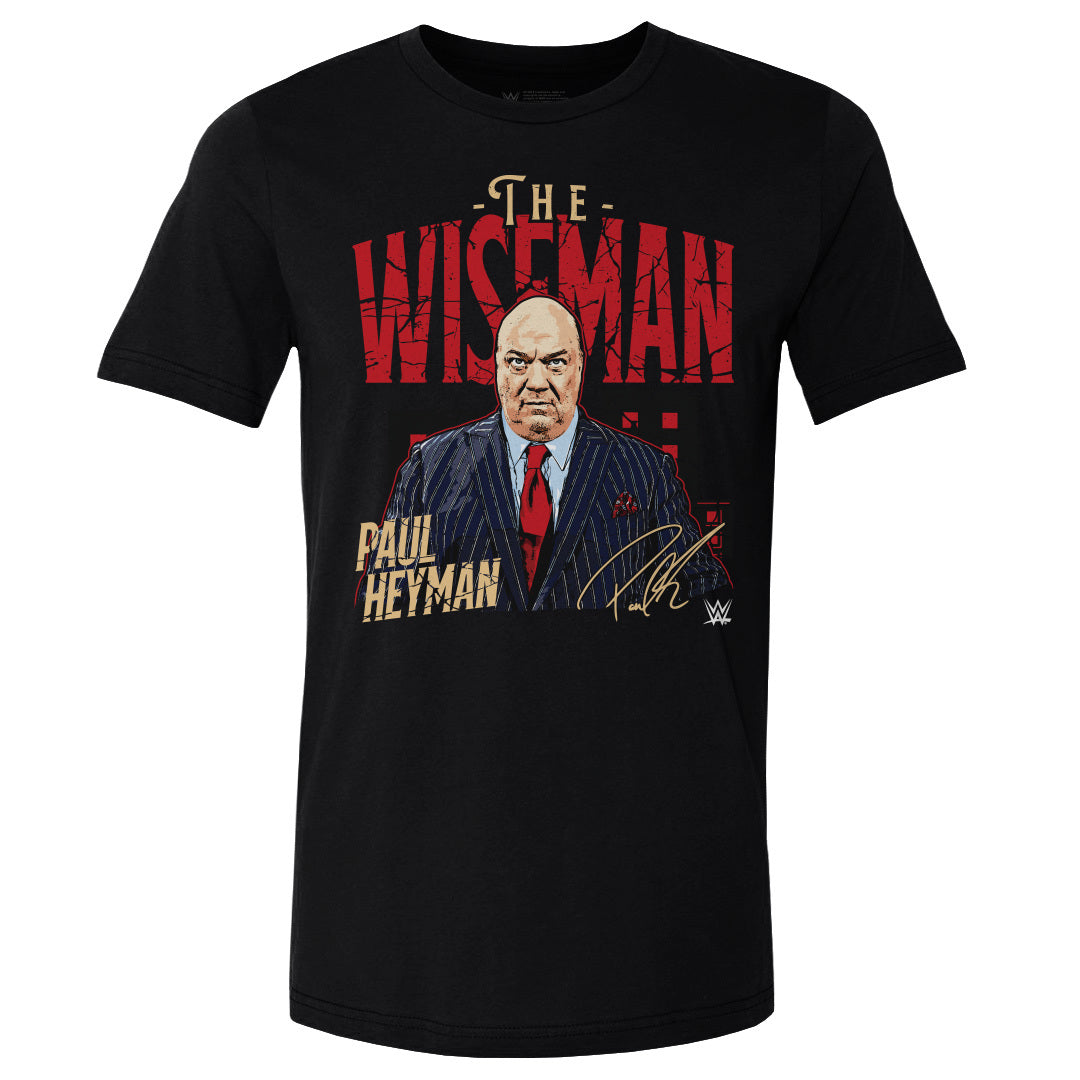 Paul Heyman Men&#39;s Cotton T-Shirt | 500 LEVEL