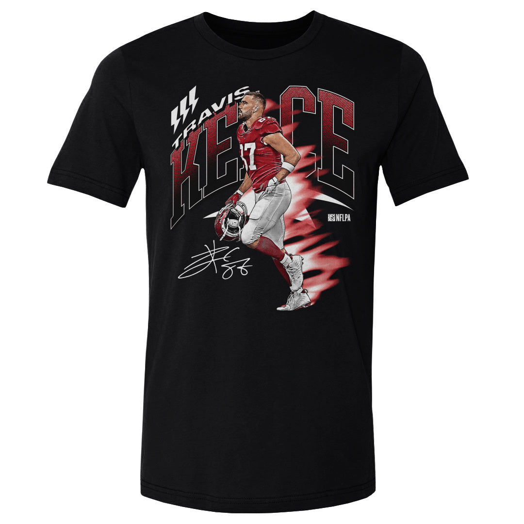 Travis Kelce Men&#39;s Cotton T-Shirt | 500 LEVEL