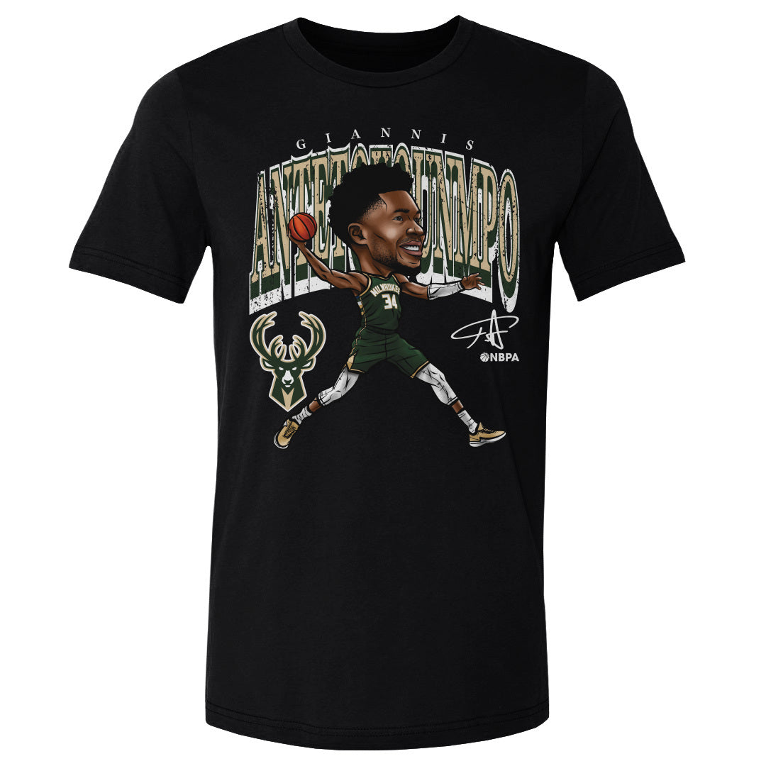 Giannis Antetokounmpo Men&#39;s Cotton T-Shirt | 500 LEVEL