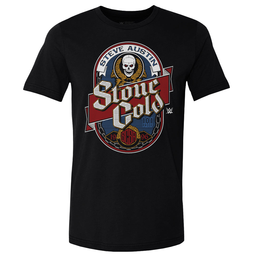 Stone Cold Steve Austin Men&#39;s Cotton T-Shirt | 500 LEVEL