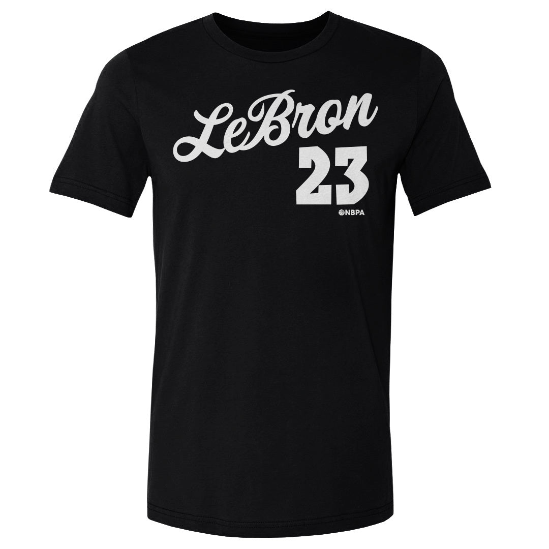 LeBron James Men&#39;s Cotton T-Shirt | 500 LEVEL