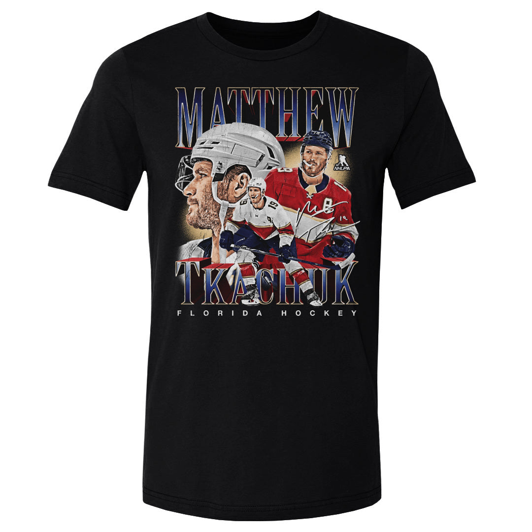 Matthew Tkachuk Men&#39;s Cotton T-Shirt | 500 LEVEL