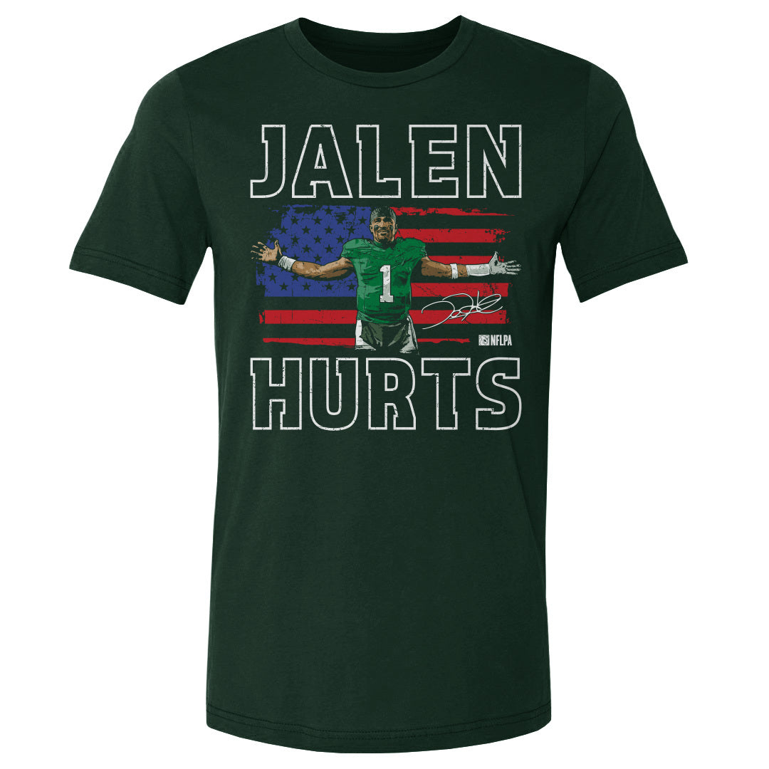 Jalen Hurts Men&#39;s Cotton T-Shirt | 500 LEVEL