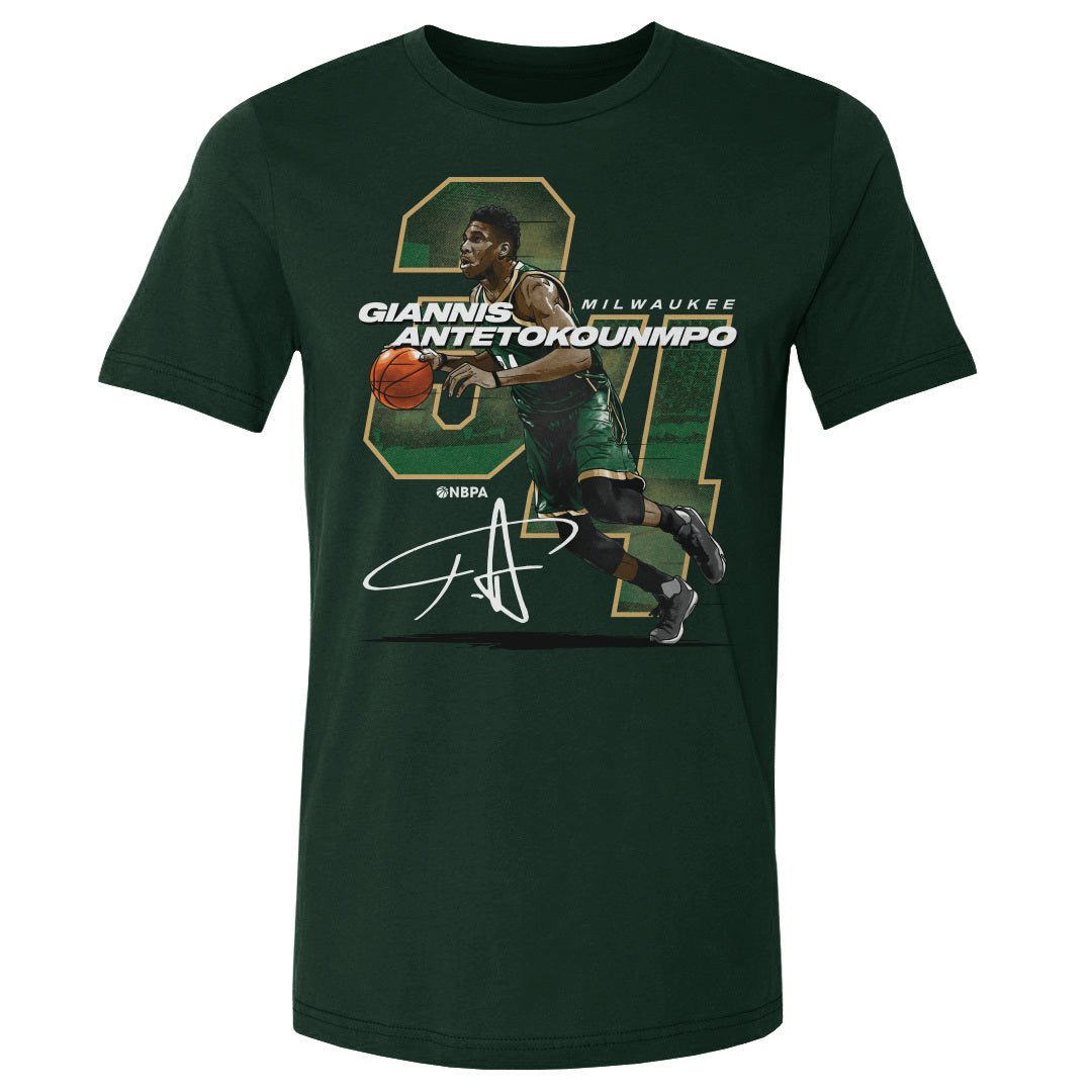 Giannis Antetokounmpo Men&#39;s Cotton T-Shirt | 500 LEVEL