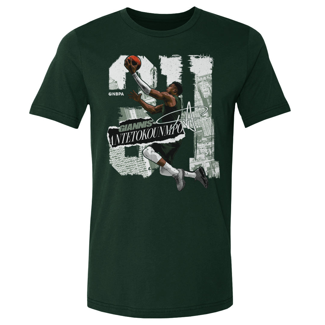 Giannis Antetokounmpo Men&#39;s Cotton T-Shirt | 500 LEVEL