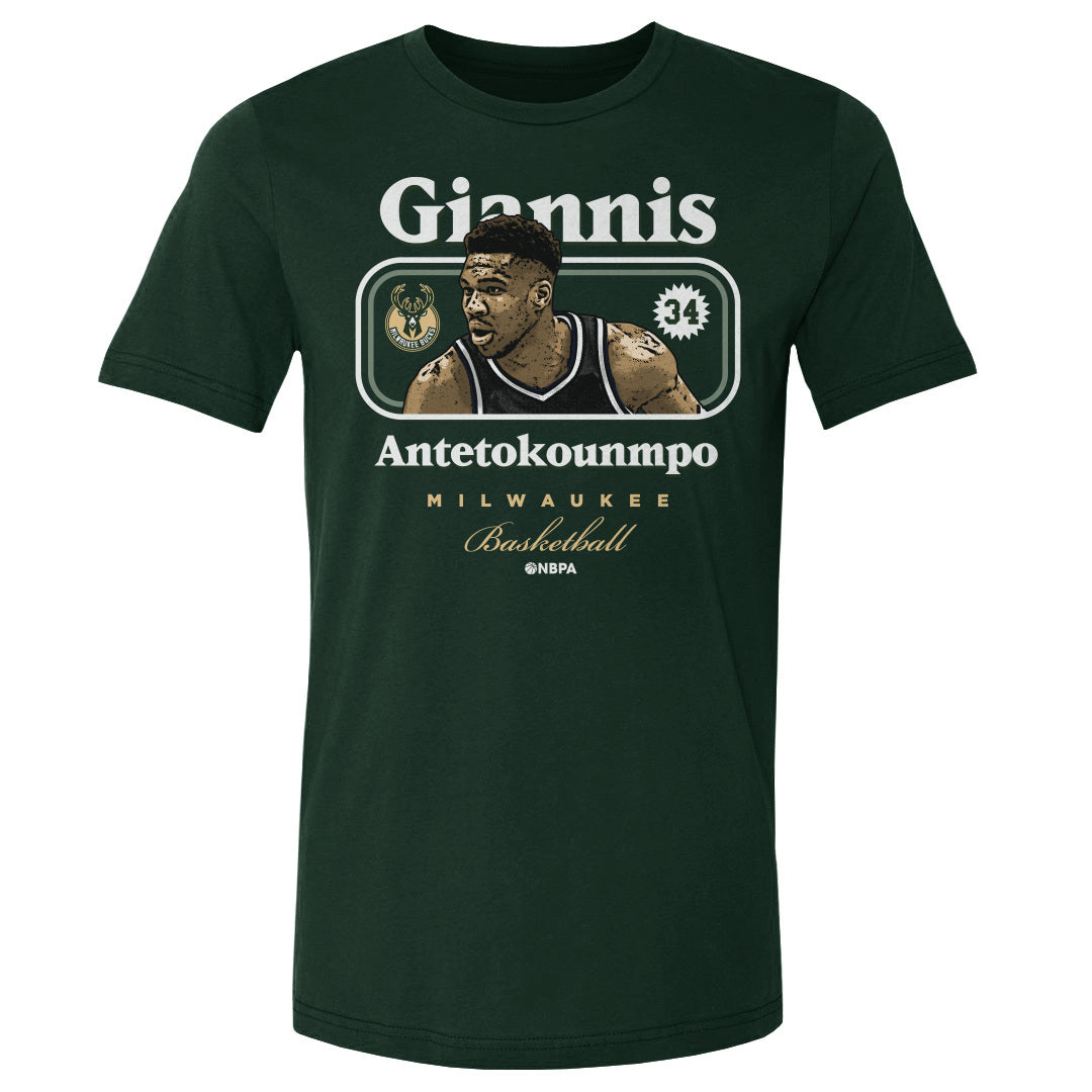 Giannis Antetokounmpo Men&#39;s Cotton T-Shirt | 500 LEVEL