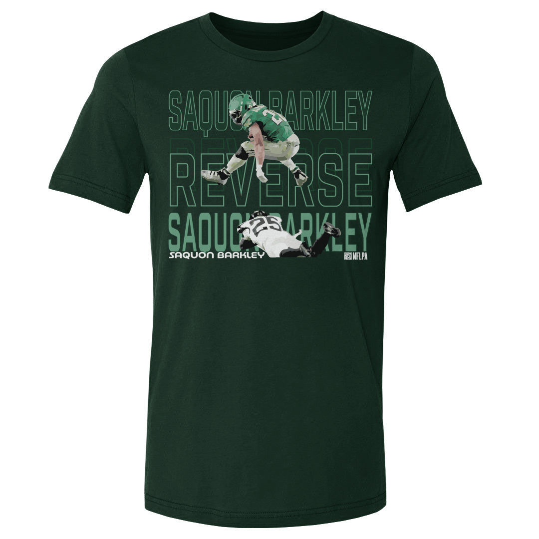 Saquon Barkley Men&#39;s Cotton T-Shirt | 500 LEVEL