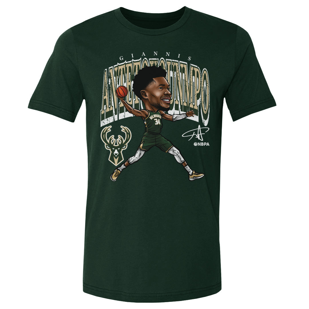 Giannis Antetokounmpo Men&#39;s Cotton T-Shirt | 500 LEVEL