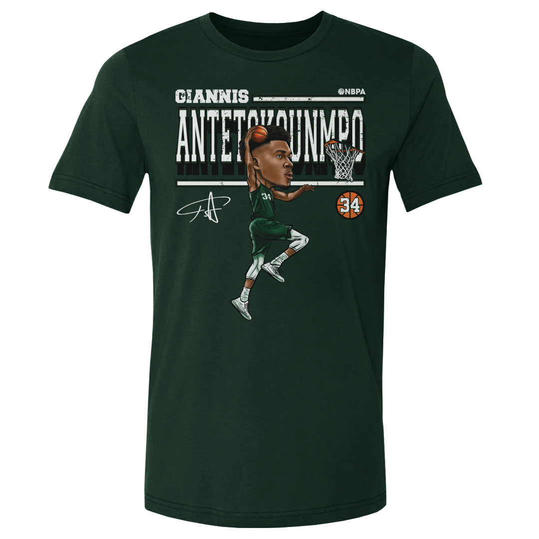 Giannis Antetokounmpo Men&#39;s Cotton T-Shirt | 500 LEVEL