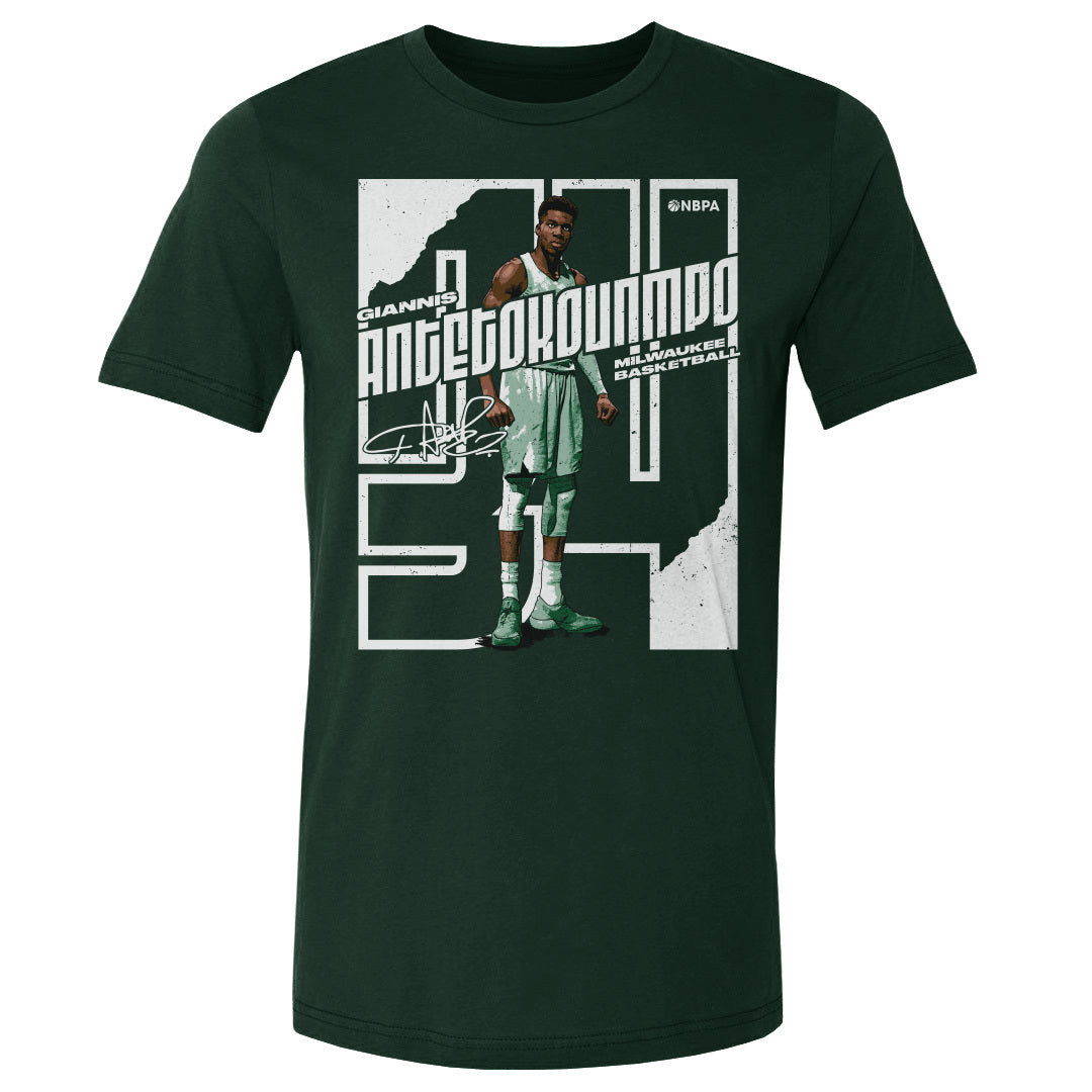 Giannis Antetokounmpo Men&#39;s Cotton T-Shirt | 500 LEVEL