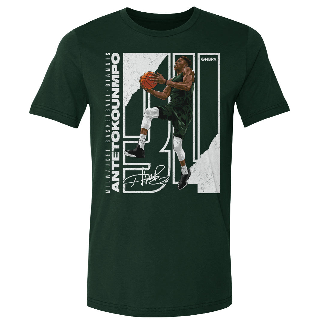 Giannis Antetokounmpo Men&#39;s Cotton T-Shirt | 500 LEVEL