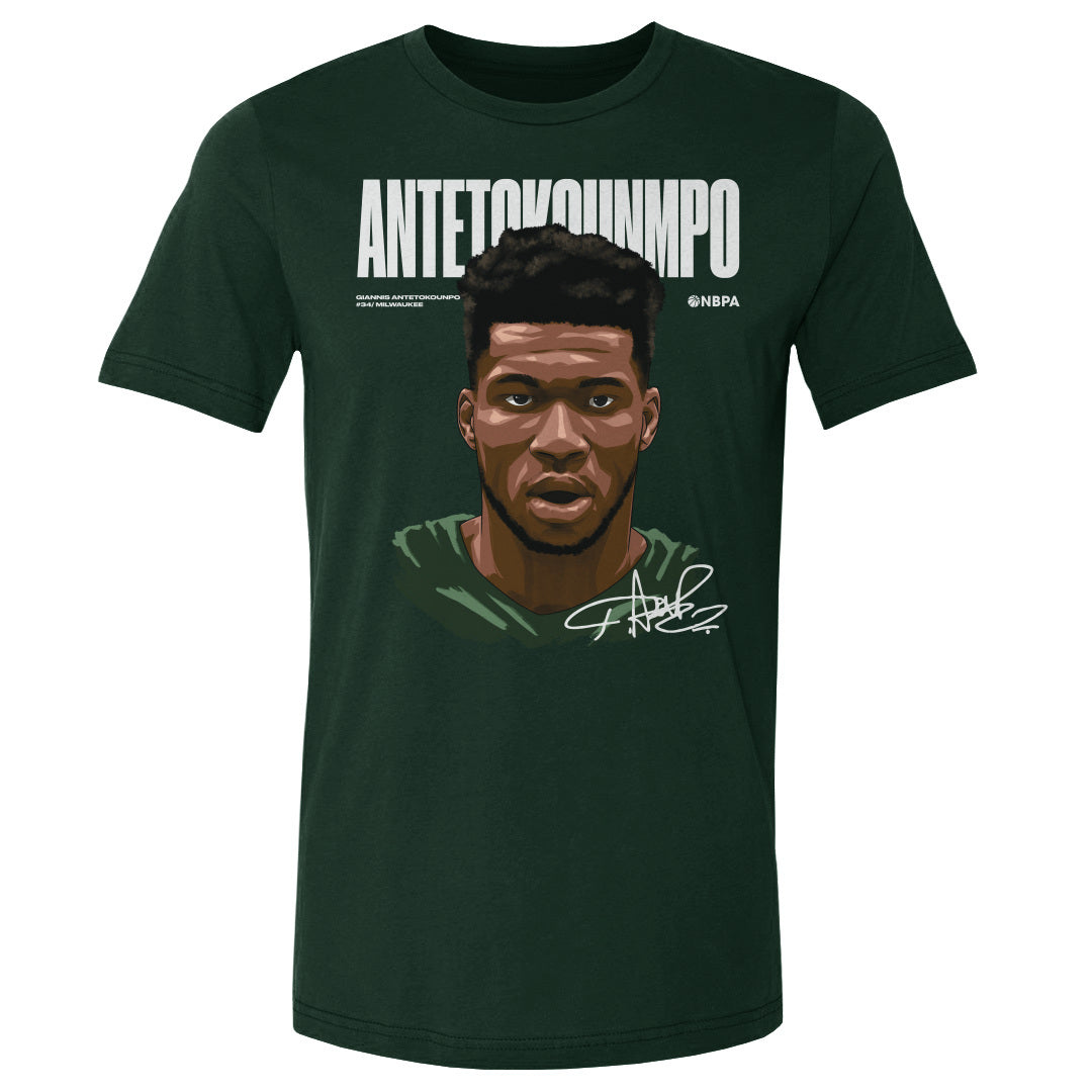 Giannis Antetokounmpo Men&#39;s Cotton T-Shirt | 500 LEVEL