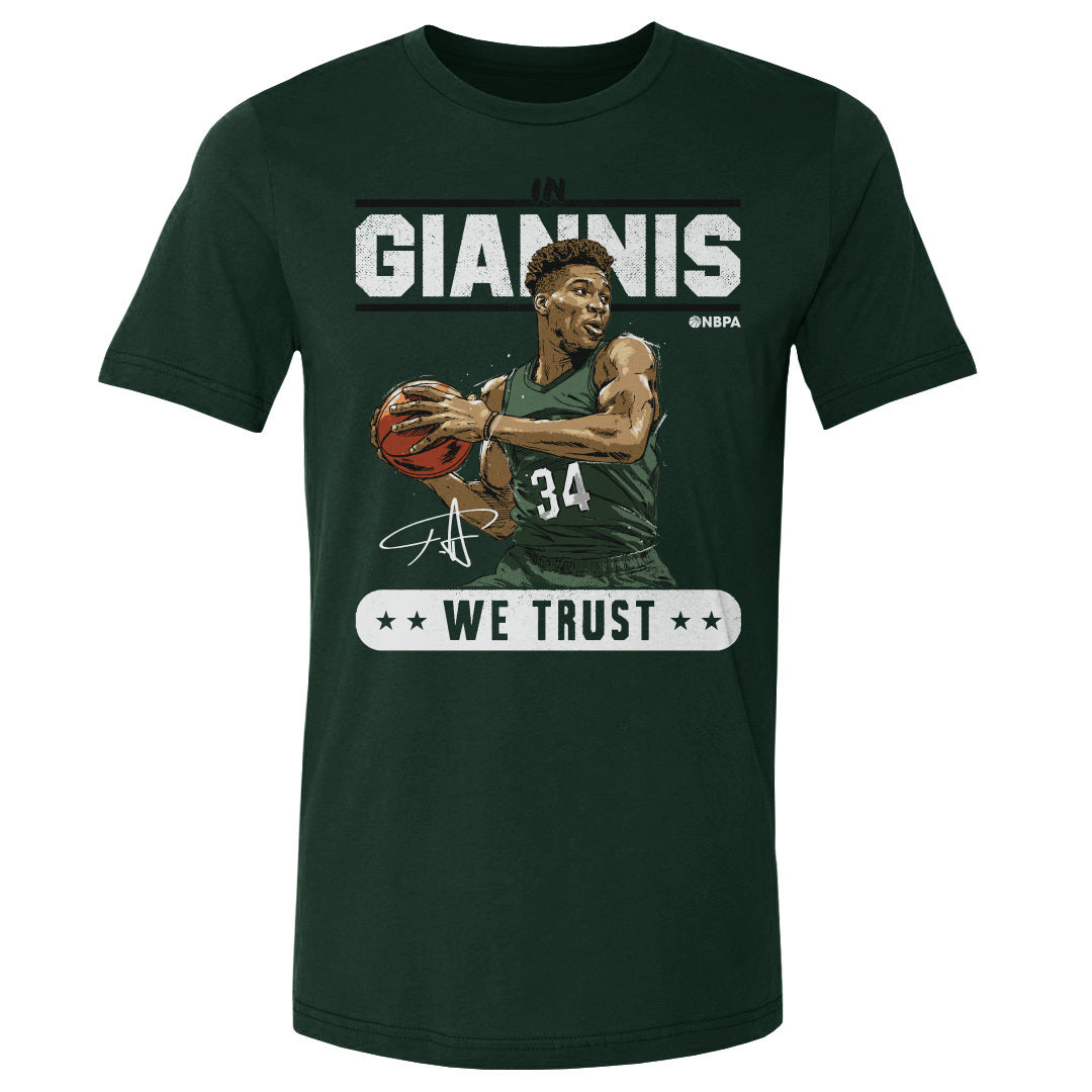 Giannis Antetokounmpo Men&#39;s Cotton T-Shirt | 500 LEVEL