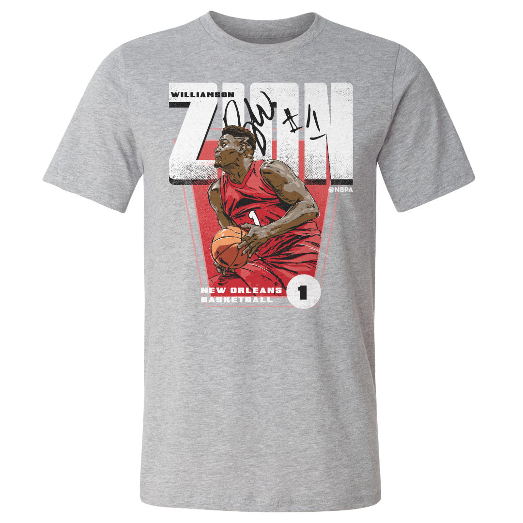 Zion Williamson Men&#39;s Cotton T-Shirt | 500 LEVEL