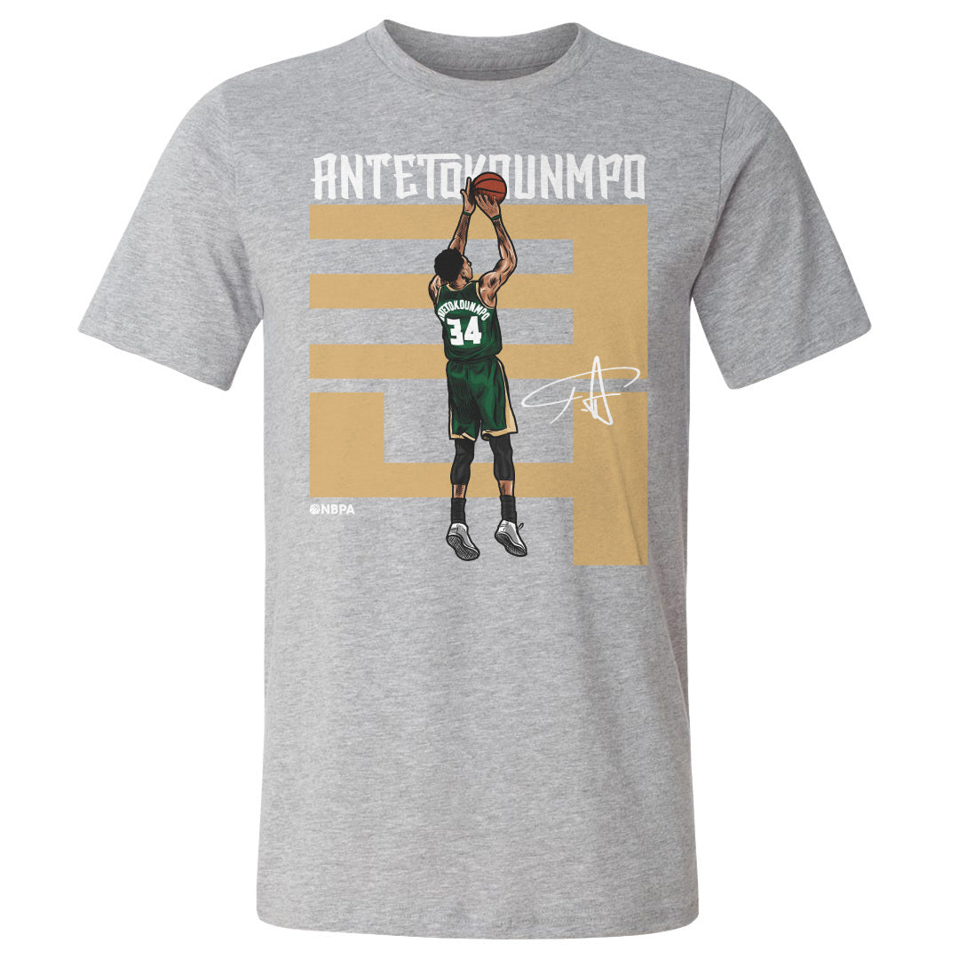 Giannis Antetokounmpo Men&#39;s Cotton T-Shirt | 500 LEVEL