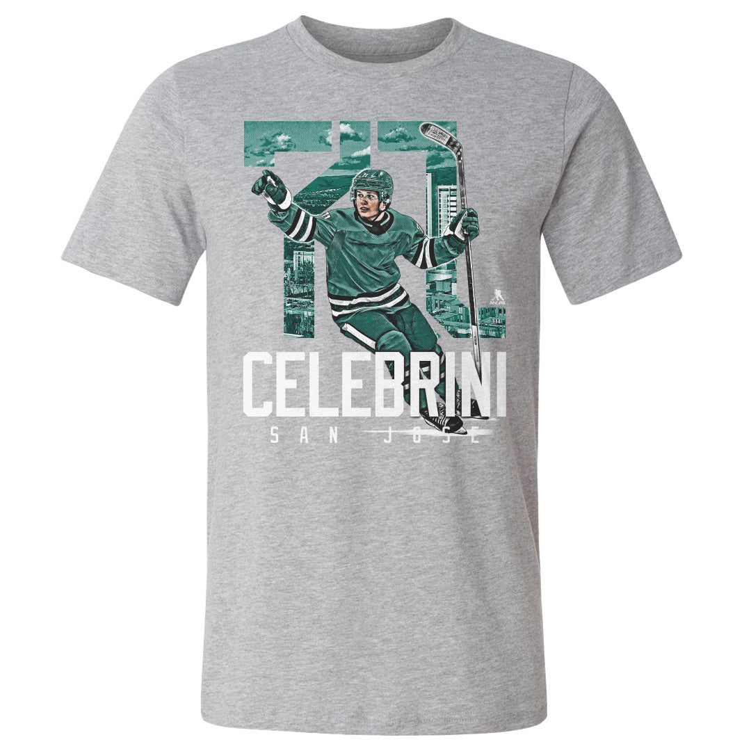 Macklin Celebrini Men&#39;s Cotton T-Shirt | 500 LEVEL