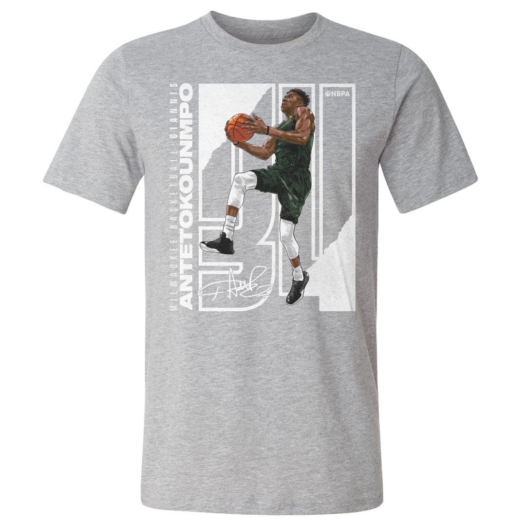 Giannis Antetokounmpo Men&#39;s Cotton T-Shirt | 500 LEVEL