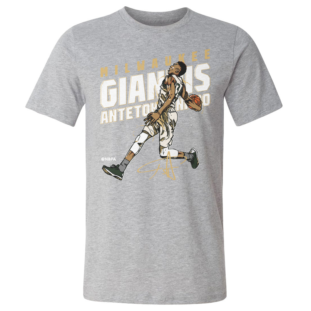 Giannis Antetokounmpo Men&#39;s Cotton T-Shirt | 500 LEVEL