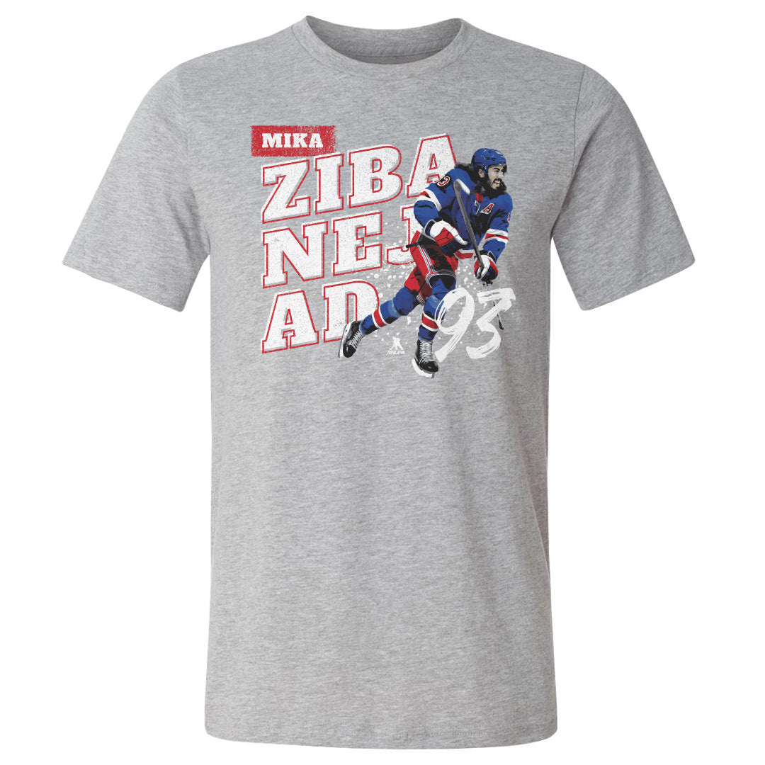 Mika Zibanejad Men&#39;s Cotton T-Shirt | 500 LEVEL