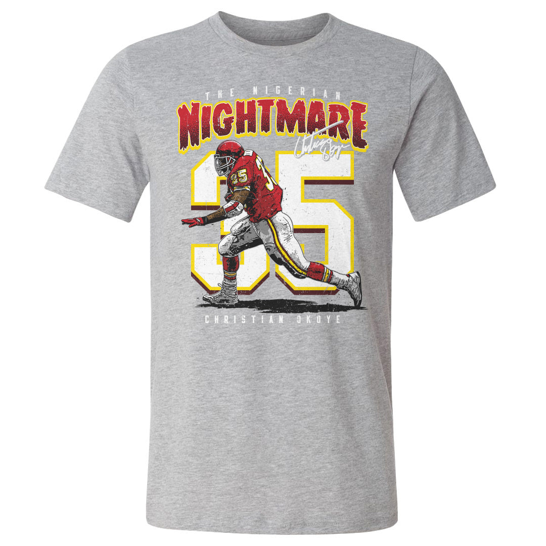 Christian Okoye Men&#39;s Cotton T-Shirt | 500 LEVEL