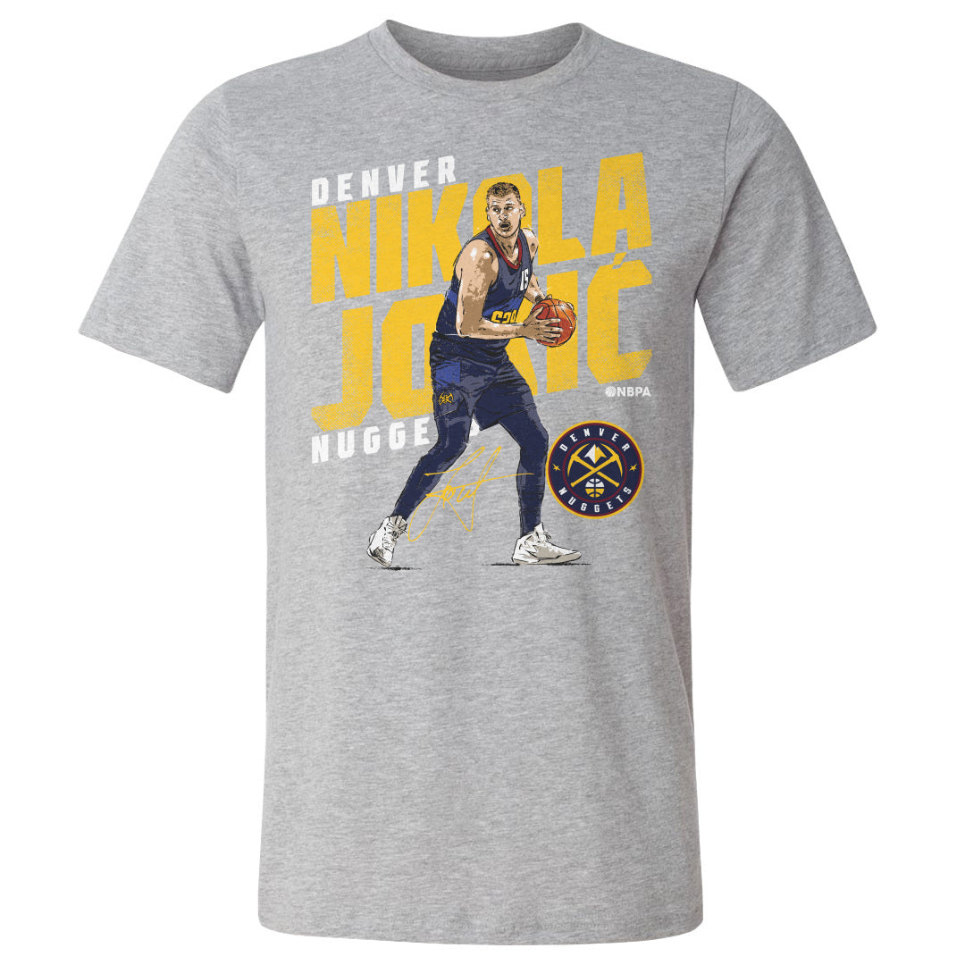 Nikola Jokic Men&#39;s Cotton T-Shirt | 500 LEVEL