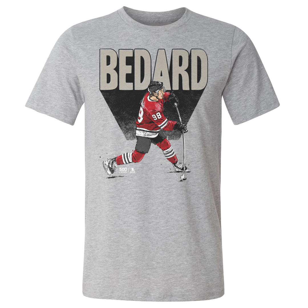 Connor Bedard Men&#39;s Cotton T-Shirt | 500 LEVEL